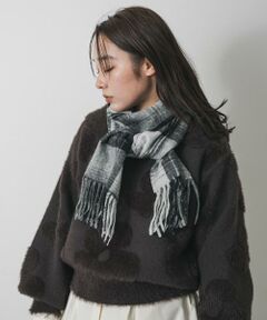 SENSE OF PLACE by URBAN RESEARCH / センスオブプレイス バイ アーバンリサーチ マフラー・ショール・スヌード・ストール | チェックフリンジストール