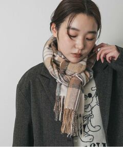 SENSE OF PLACE by URBAN RESEARCH / センスオブプレイス バイ アーバンリサーチ マフラー・ショール・スヌード・ストール | チェックフリンジストール