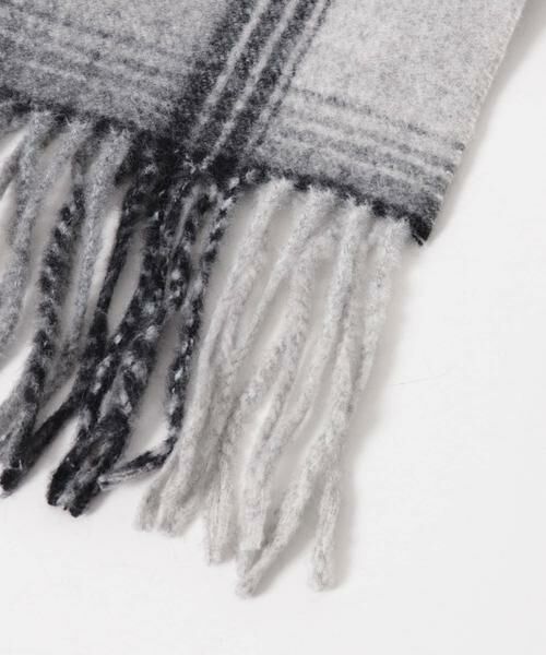 SENSE OF PLACE by URBAN RESEARCH / センスオブプレイス バイ アーバンリサーチ マフラー・ショール・スヌード・ストール | チェックフリンジストール | 詳細4