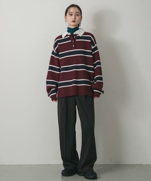 SENSE OF PLACE by URBAN RESEARCH / センスオブプレイス バイ アーバンリサーチ ニット・セーター | 『WEB/一部店舗限定カラー』アルパカタッチブロードエリラガーシャツ | 詳細3