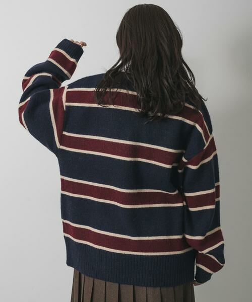 SENSE OF PLACE by URBAN RESEARCH / センスオブプレイス バイ アーバンリサーチ ニット・セーター | 『WEB/一部店舗限定カラー』アルパカタッチブロードエリラガーシャツ | 詳細10