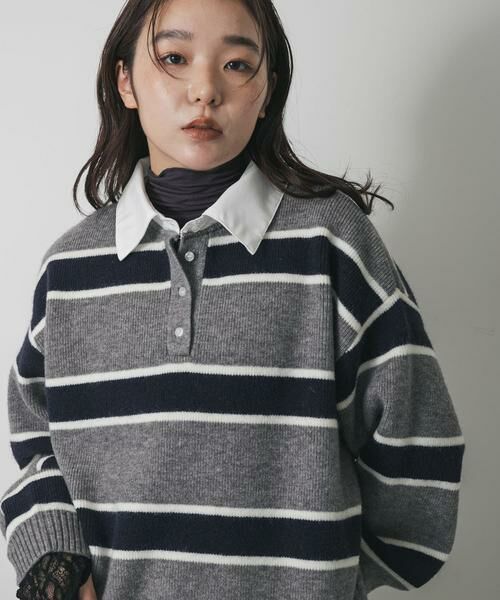 SENSE OF PLACE by URBAN RESEARCH / センスオブプレイス バイ アーバンリサーチ ニット・セーター | 『WEB/一部店舗限定カラー』アルパカタッチブロードエリラガーシャツ | 詳細18