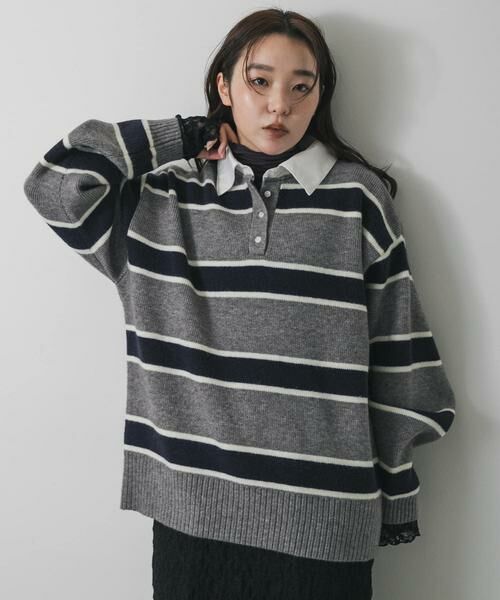 SENSE OF PLACE by URBAN RESEARCH / センスオブプレイス バイ アーバンリサーチ ニット・セーター | 『WEB/一部店舗限定カラー』アルパカタッチブロードエリラガーシャツ | 詳細19