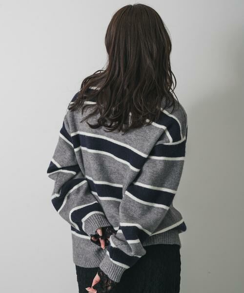 SENSE OF PLACE by URBAN RESEARCH / センスオブプレイス バイ アーバンリサーチ ニット・セーター | 『WEB/一部店舗限定カラー』アルパカタッチブロードエリラガーシャツ | 詳細21