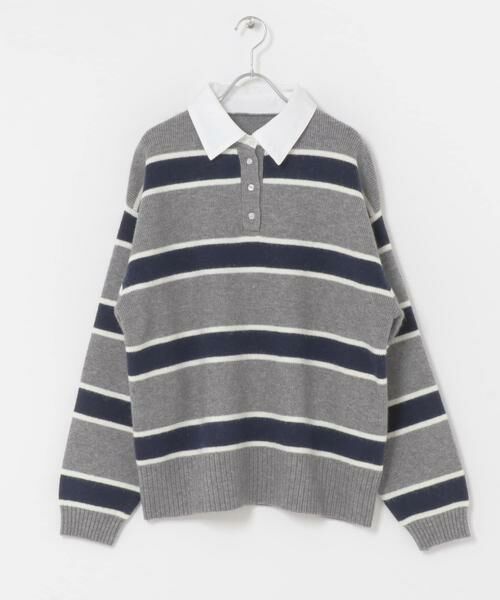 SENSE OF PLACE by URBAN RESEARCH / センスオブプレイス バイ アーバンリサーチ ニット・セーター | 『WEB/一部店舗限定カラー』アルパカタッチブロードエリラガーシャツ | 詳細23