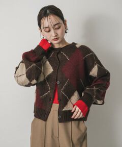 SENSE OF PLACE by URBAN RESEARCH / センスオブプレイス バイ アーバンリサーチ カーディガン・ボレロ | アーガイルニットカーディガン