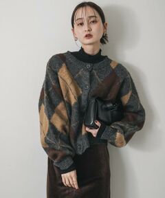 SENSE OF PLACE by URBAN RESEARCH / センスオブプレイス バイ アーバンリサーチ カーディガン・ボレロ | アーガイルニットカーディガン