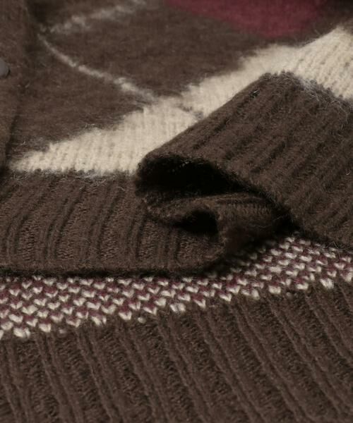 SENSE OF PLACE by URBAN RESEARCH / センスオブプレイス バイ アーバンリサーチ カーディガン・ボレロ | アーガイルニットカーディガン | 詳細8