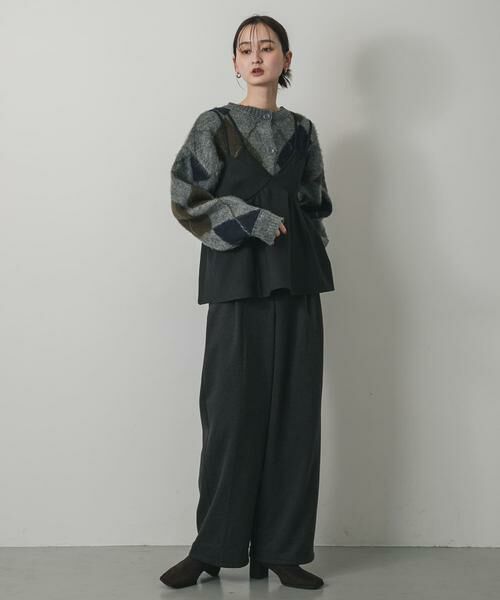 SENSE OF PLACE by URBAN RESEARCH / センスオブプレイス バイ アーバンリサーチ カーディガン・ボレロ | アーガイルニットカーディガン | 詳細15