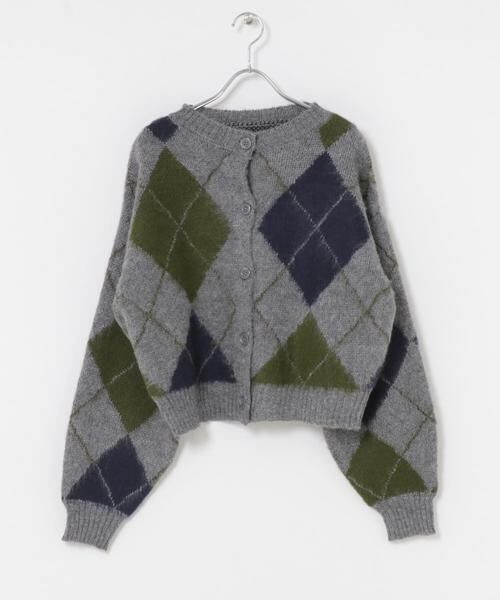SENSE OF PLACE by URBAN RESEARCH / センスオブプレイス バイ アーバンリサーチ カーディガン・ボレロ | アーガイルニットカーディガン | 詳細16