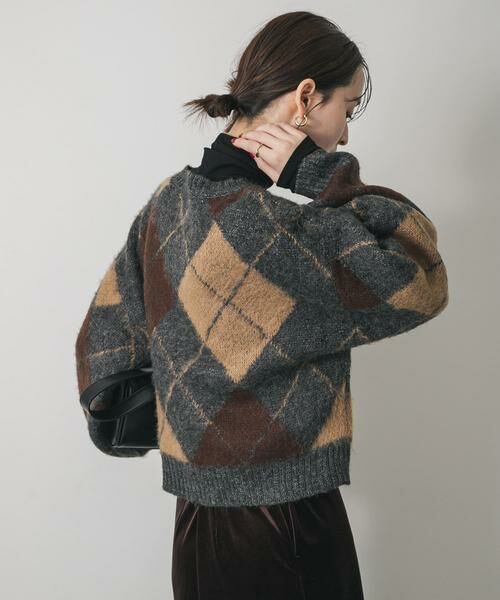SENSE OF PLACE by URBAN RESEARCH / センスオブプレイス バイ アーバンリサーチ カーディガン・ボレロ | アーガイルニットカーディガン | 詳細20
