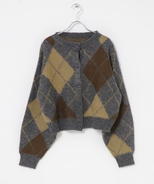 SENSE OF PLACE by URBAN RESEARCH / センスオブプレイス バイ アーバンリサーチ カーディガン・ボレロ | アーガイルニットカーディガン | 詳細23