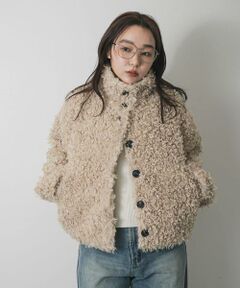 SENSE OF PLACE by URBAN RESEARCH / センスオブプレイス バイ アーバンリサーチ その他アウター | プードルファーミドルジャケット