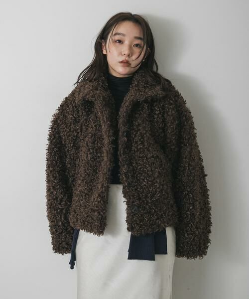 SENSE OF PLACE by URBAN RESEARCH / センスオブプレイス バイ アーバンリサーチ その他アウター | プードルファーミドルジャケット | 詳細1
