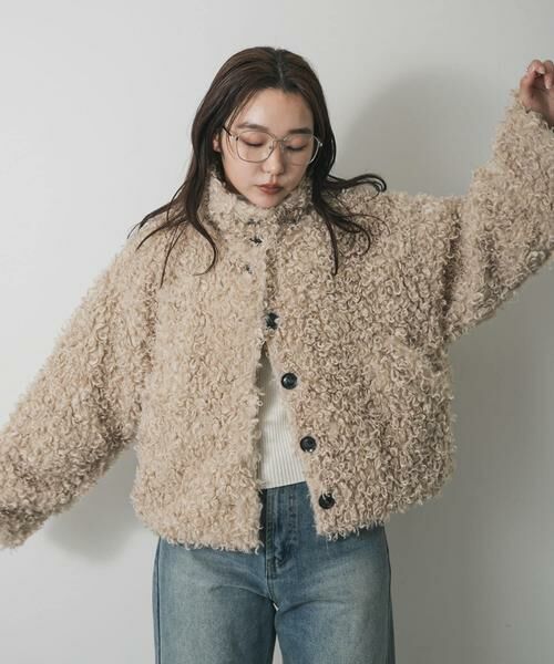 SENSE OF PLACE by URBAN RESEARCH / センスオブプレイス バイ アーバンリサーチ その他アウター | プードルファーミドルジャケット | 詳細14