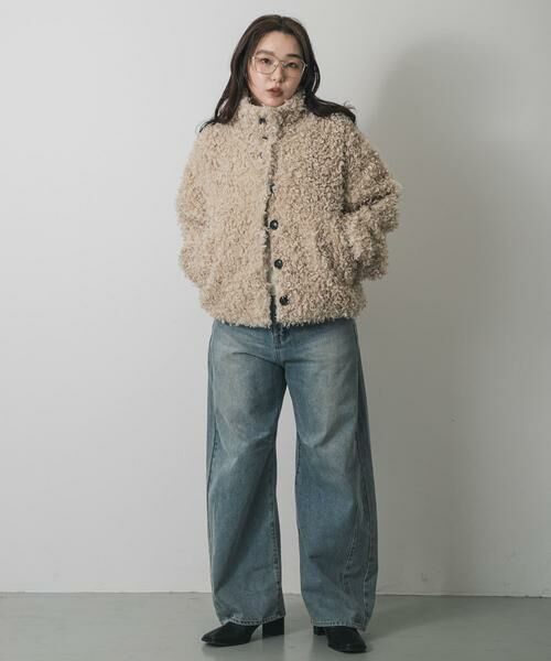 SENSE OF PLACE by URBAN RESEARCH / センスオブプレイス バイ アーバンリサーチ その他アウター | プードルファーミドルジャケット | 詳細16