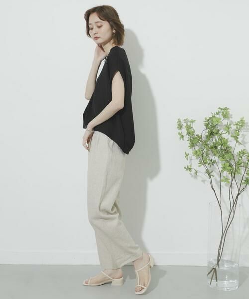 SENSE OF PLACE by URBAN RESEARCH / センスオブプレイス バイ アーバンリサーチ その他パンツ | リネンヘリンボーンパイピングパンツ | 詳細6