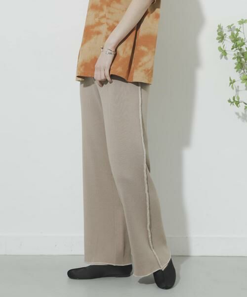 SENSE OF PLACE by URBAN RESEARCH / センスオブプレイス バイ アーバンリサーチ その他パンツ | カラーリンキングニットパンツ | 詳細1