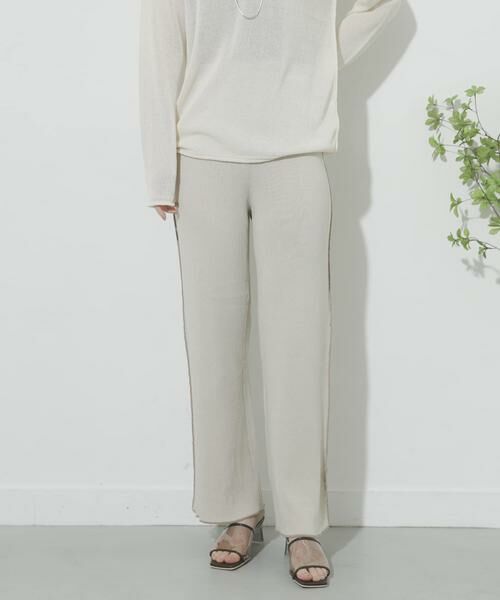 SENSE OF PLACE by URBAN RESEARCH / センスオブプレイス バイ アーバンリサーチ その他パンツ | カラーリンキングニットパンツ | 詳細11