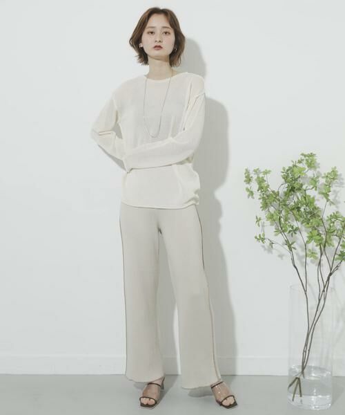 SENSE OF PLACE by URBAN RESEARCH / センスオブプレイス バイ アーバンリサーチ その他パンツ | カラーリンキングニットパンツ | 詳細14