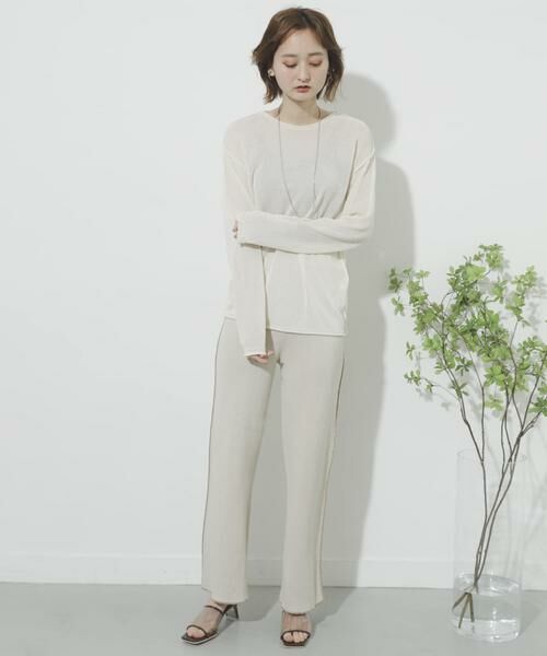 SENSE OF PLACE by URBAN RESEARCH / センスオブプレイス バイ アーバンリサーチ その他パンツ | カラーリンキングニットパンツ | 詳細15