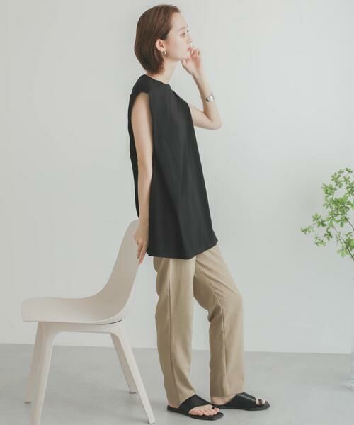 SENSE OF PLACE by URBAN RESEARCH / センスオブプレイス バイ アーバンリサーチ その他パンツ | リネンライクテーパードパンツ | 詳細1