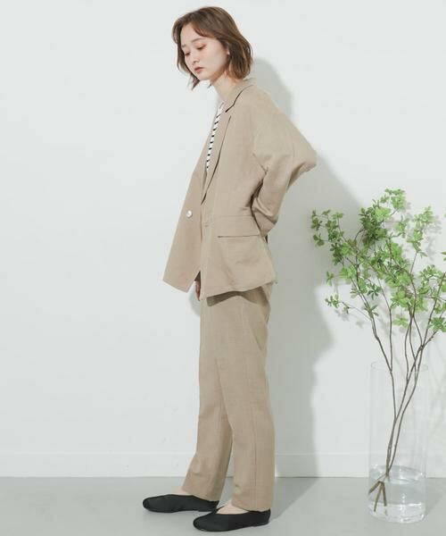 SENSE OF PLACE by URBAN RESEARCH / センスオブプレイス バイ アーバンリサーチ その他パンツ | リネンライクテーパードパンツ | 詳細11