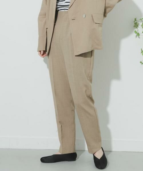 SENSE OF PLACE by URBAN RESEARCH / センスオブプレイス バイ アーバンリサーチ その他パンツ | リネンライクテーパードパンツ | 詳細6
