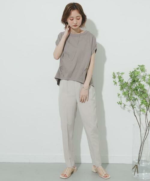 SENSE OF PLACE by URBAN RESEARCH / センスオブプレイス バイ アーバンリサーチ その他パンツ | リネンライクテーパードパンツ | 詳細25