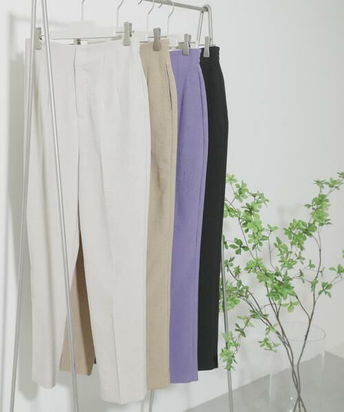SENSE OF PLACE by URBAN RESEARCH / センスオブプレイス バイ アーバンリサーチ その他パンツ | リネンライクテーパードパンツ | 詳細29