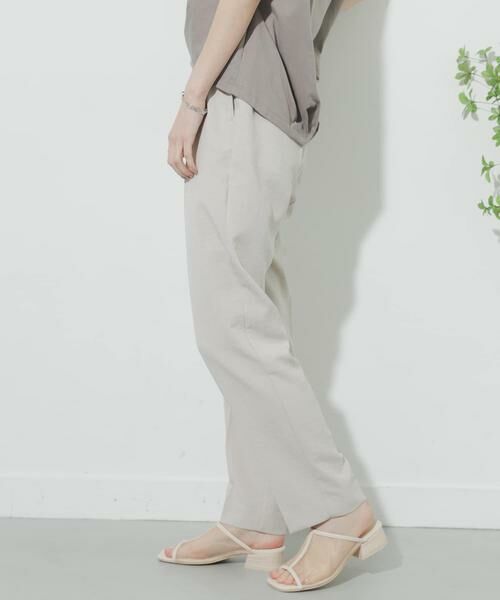 SENSE OF PLACE by URBAN RESEARCH / センスオブプレイス バイ アーバンリサーチ その他パンツ | リネンライクテーパードパンツ | 詳細22