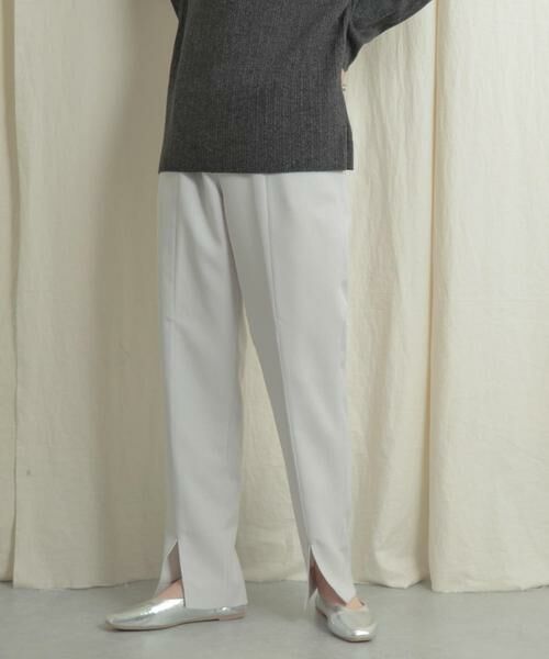SENSE OF PLACE by URBAN RESEARCH / センスオブプレイス バイ アーバンリサーチ その他パンツ | リネンライクスリットパンツ | 詳細2