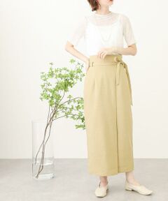 SENSE OF PLACE by URBAN RESEARCH / センスオブプレイス バイ アーバンリサーチ スカート | リネンライクハイウエストラップスカート