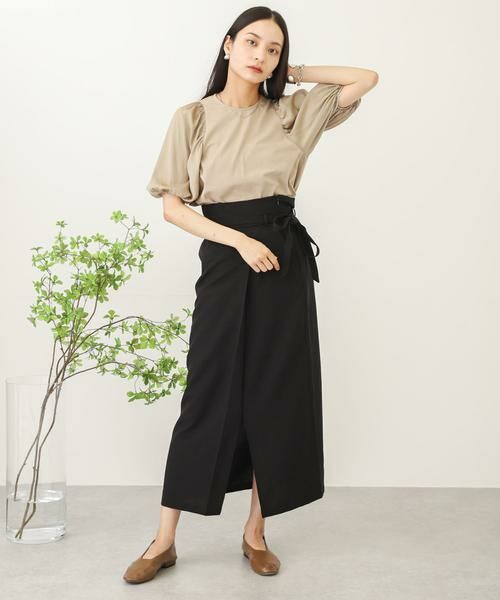 SENSE OF PLACE by URBAN RESEARCH / センスオブプレイス バイ アーバンリサーチ スカート | リネンライクハイウエストラップスカート | 詳細11