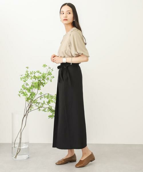 SENSE OF PLACE by URBAN RESEARCH / センスオブプレイス バイ アーバンリサーチ スカート | リネンライクハイウエストラップスカート | 詳細12