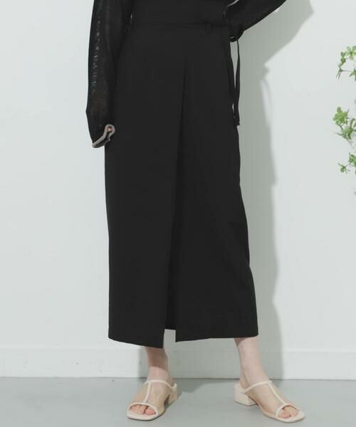 SENSE OF PLACE by URBAN RESEARCH / センスオブプレイス バイ アーバンリサーチ スカート | リネンライクハイウエストラップスカート | 詳細13