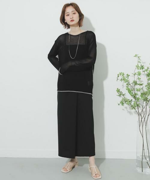 SENSE OF PLACE by URBAN RESEARCH / センスオブプレイス バイ アーバンリサーチ スカート | リネンライクハイウエストラップスカート | 詳細16