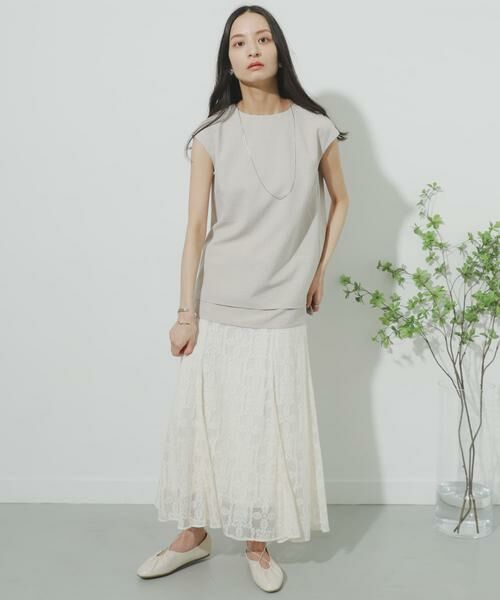 SENSE OF PLACE by URBAN RESEARCH / センスオブプレイス バイ アーバンリサーチ スカート | レースナローフレアスカート | 詳細3