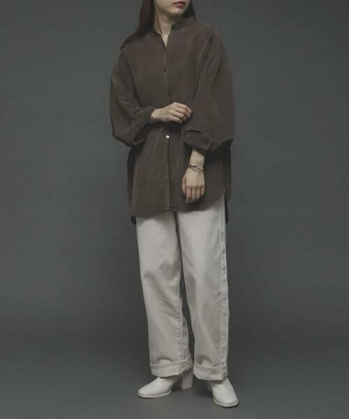 SENSE OF PLACE by URBAN RESEARCH / センスオブプレイス バイ アーバンリサーチ デニムパンツ | 『TALLサイズあり』カラーカツラギパンツ（アイボリー）