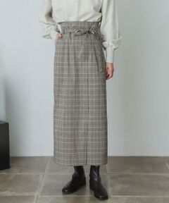 SENSE OF PLACE by URBAN RESEARCH / センスオブプレイス バイ アーバンリサーチ スカート | 『XS・TALL展開あり』チェックハイウエストラップスカート
