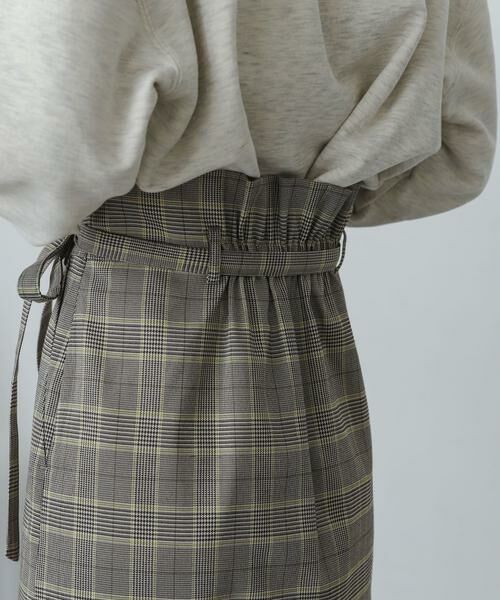 SENSE OF PLACE by URBAN RESEARCH / センスオブプレイス バイ アーバンリサーチ スカート | 『XS・TALL展開あり』チェックハイウエストラップスカート | 詳細13
