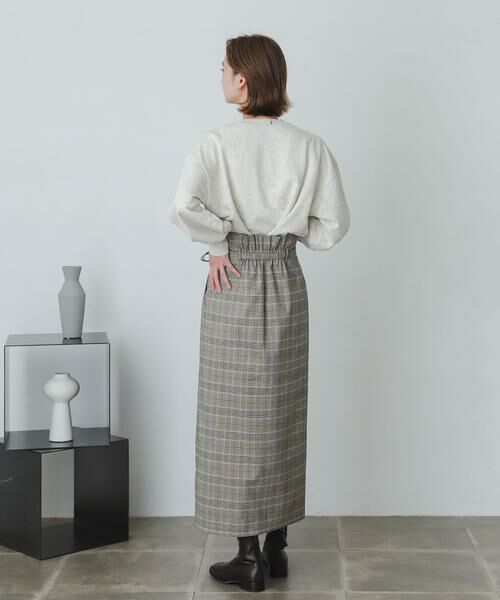 SENSE OF PLACE by URBAN RESEARCH / センスオブプレイス バイ アーバンリサーチ スカート | 『XS・TALL展開あり』チェックハイウエストラップスカート | 詳細6