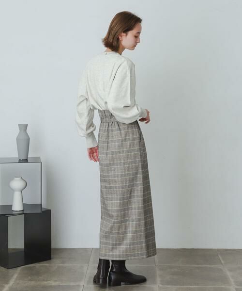 SENSE OF PLACE by URBAN RESEARCH / センスオブプレイス バイ アーバンリサーチ スカート | 『XS・TALL展開あり』チェックハイウエストラップスカート | 詳細8