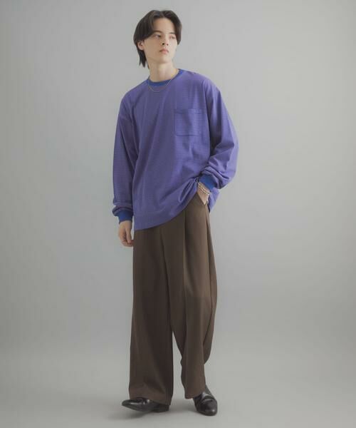 SENSE OF PLACE by URBAN RESEARCH / センスオブプレイス バイ アーバンリサーチ Tシャツ | ピンボーダーロングスリーブTシャツ | 詳細7