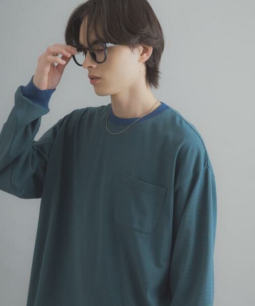 SENSE OF PLACE by URBAN RESEARCH / センスオブプレイス バイ アーバンリサーチ Tシャツ | ピンボーダーロングスリーブTシャツ | 詳細11