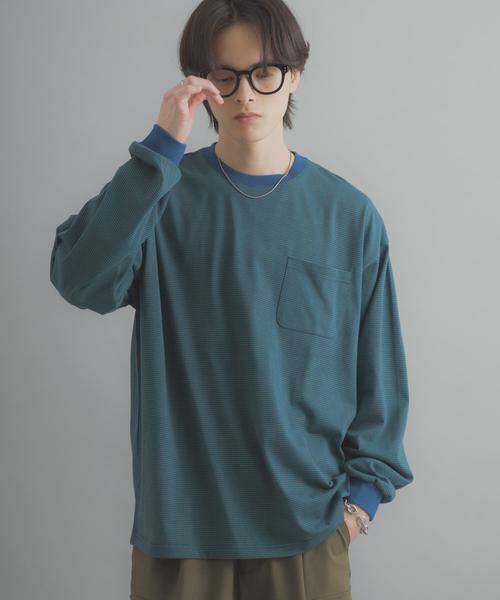 SENSE OF PLACE by URBAN RESEARCH / センスオブプレイス バイ アーバンリサーチ Tシャツ | ピンボーダーロングスリーブTシャツ | 詳細13