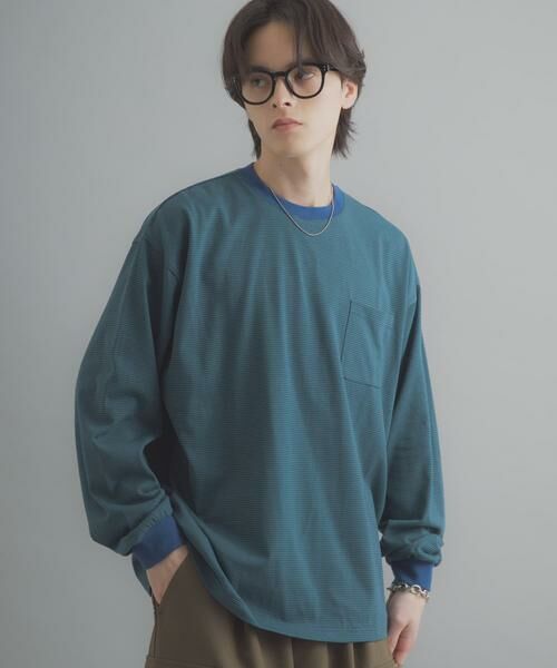 SENSE OF PLACE by URBAN RESEARCH / センスオブプレイス バイ アーバンリサーチ Tシャツ | ピンボーダーロングスリーブTシャツ | 詳細14