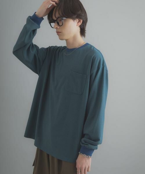 SENSE OF PLACE by URBAN RESEARCH / センスオブプレイス バイ アーバンリサーチ Tシャツ | ピンボーダーロングスリーブTシャツ | 詳細15