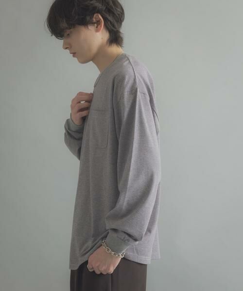 SENSE OF PLACE by URBAN RESEARCH / センスオブプレイス バイ アーバンリサーチ Tシャツ | ピンボーダーロングスリーブTシャツ | 詳細27