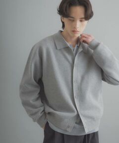 SENSE OF PLACE by URBAN RESEARCH / センスオブプレイス バイ アーバンリサーチ カーディガン・ボレロ | 『洗濯可』スウェットライクポロカーディガン